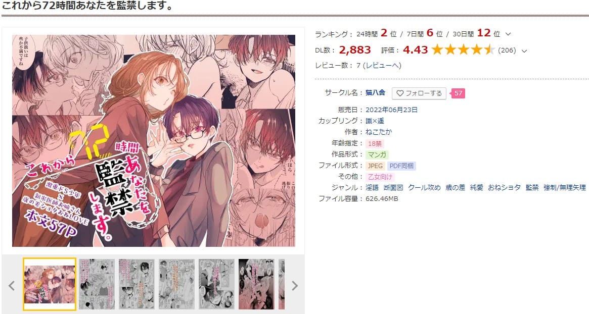 これから72時間あなたを監禁します DLサイト