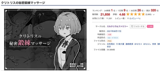 クリトリスの秘密鍛練マッサージ DLサイト