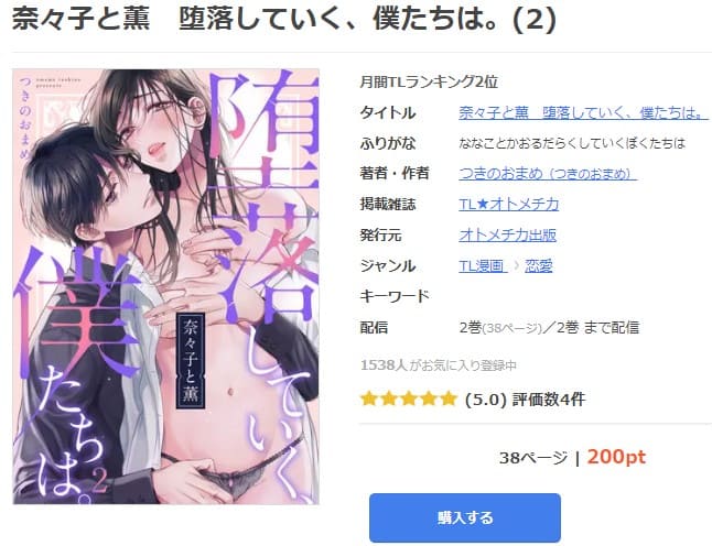 奈々子と薫 堕落していく、僕たちは。 mangaoukoku