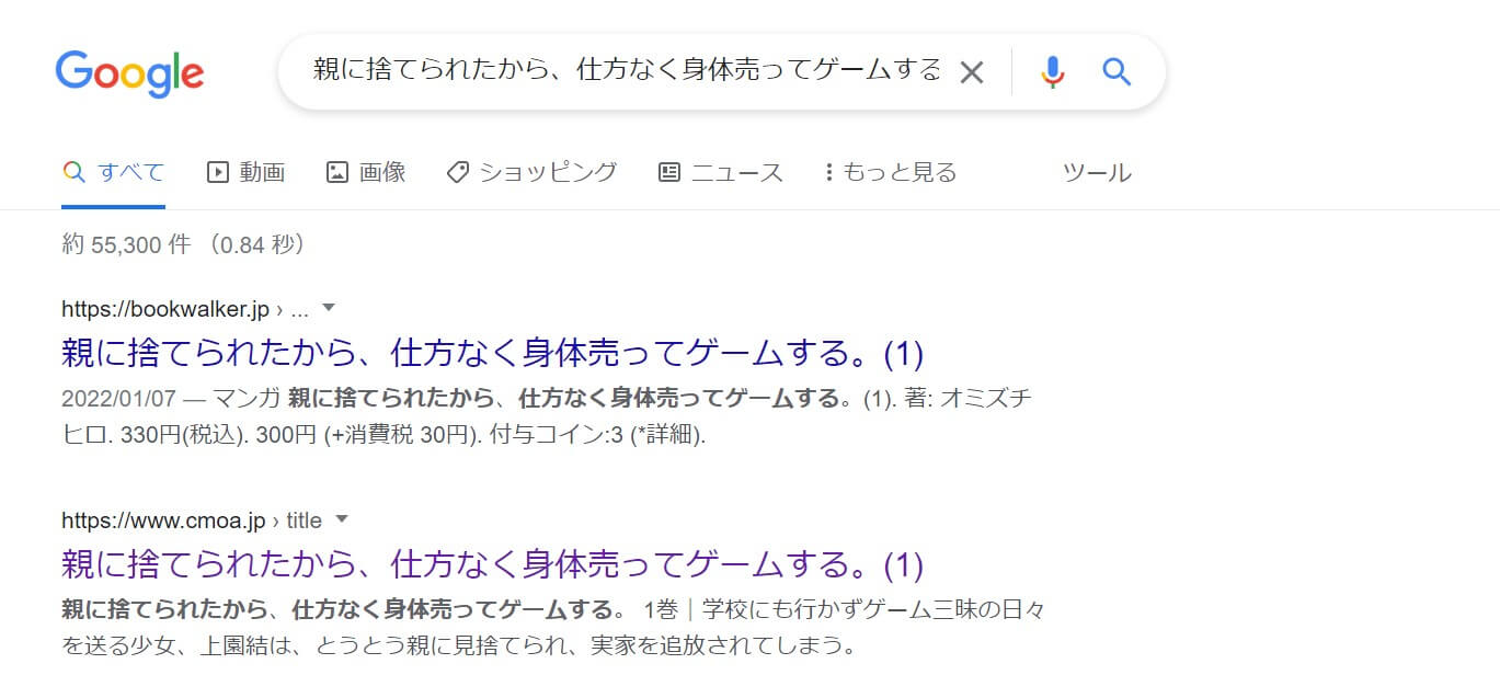 親に捨てられたから、仕方なく身体売ってゲームする raw