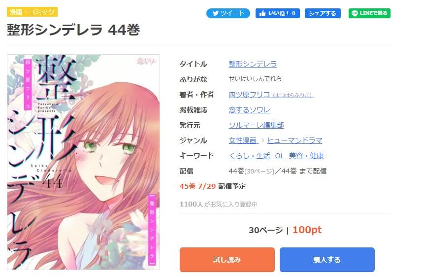 整形シンデレラ mangaoukoku