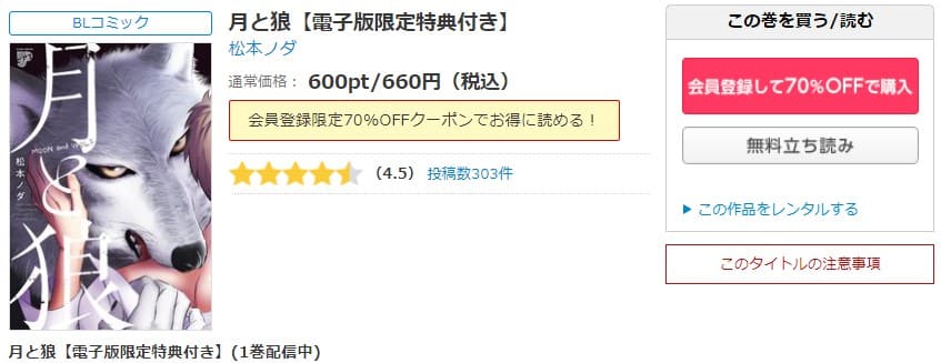 月と狼 シーモア